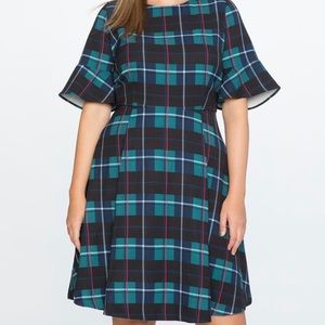 NWT Draper James by ELOQUII plaid dress. Size 18.